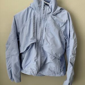 WORN ONCE! Womens Lululemon Athletica Light Blue Jacket size 8